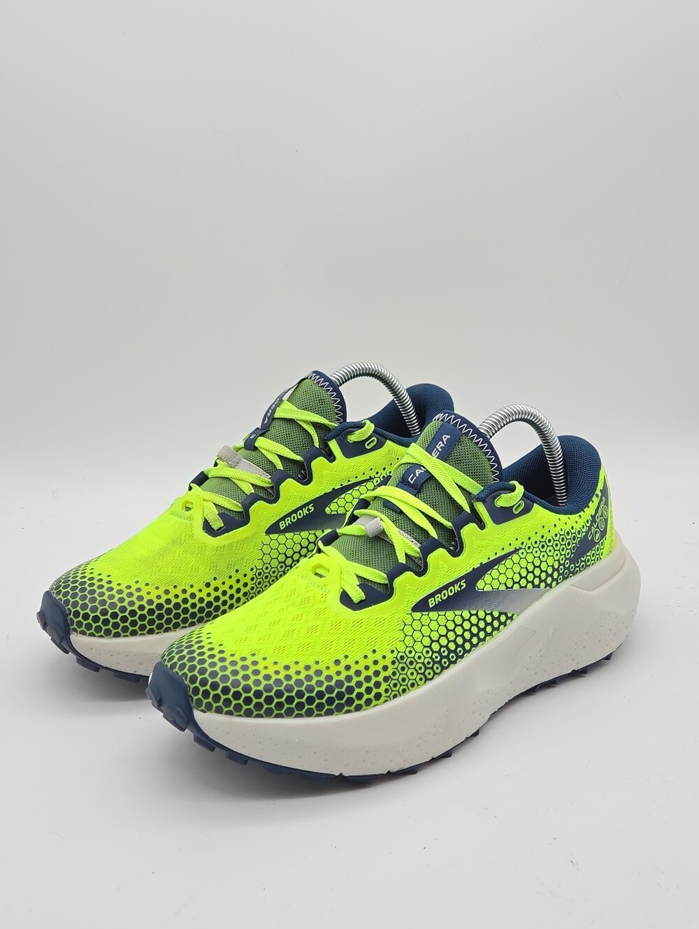 Brooks Caldera 6 Neon Yellow‎ Trail Running Shoes Men's 7.5